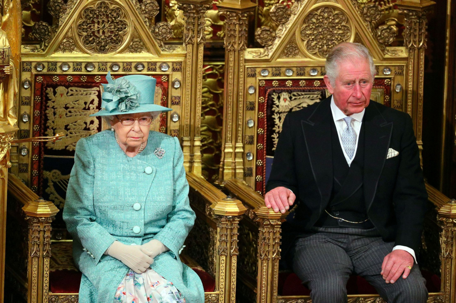 Queen Elizabeth and Charles